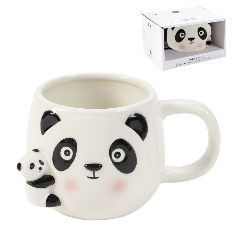 Taza figura panda