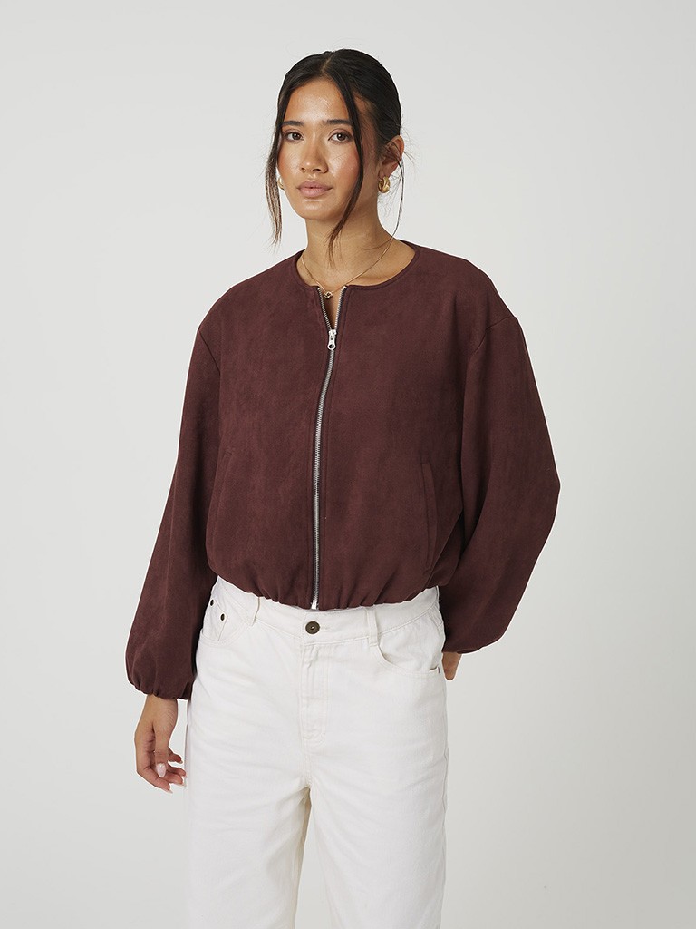 Chaqueta antelina