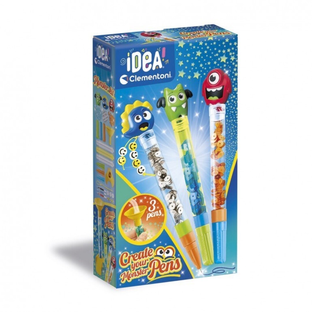 Mini laboratorio bolígrafos monstruos