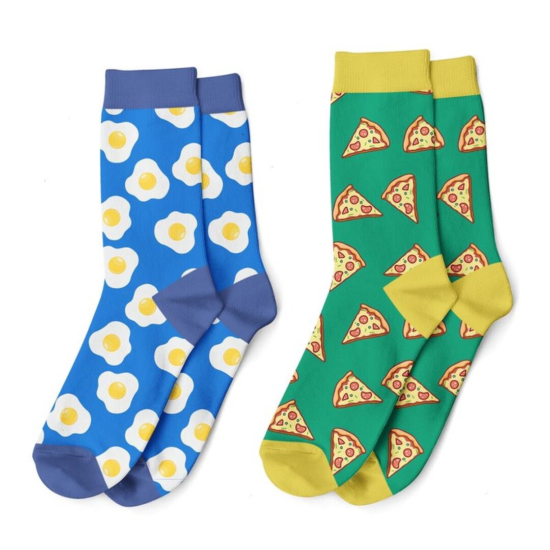 Calcetines huevo-pizza T.42-45