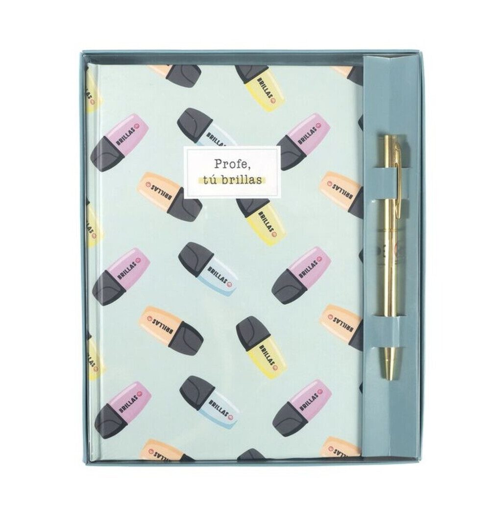 Libreta con bolígrafo