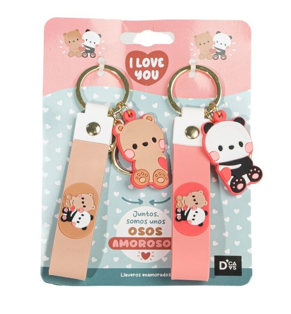 Llavero doble ositos
