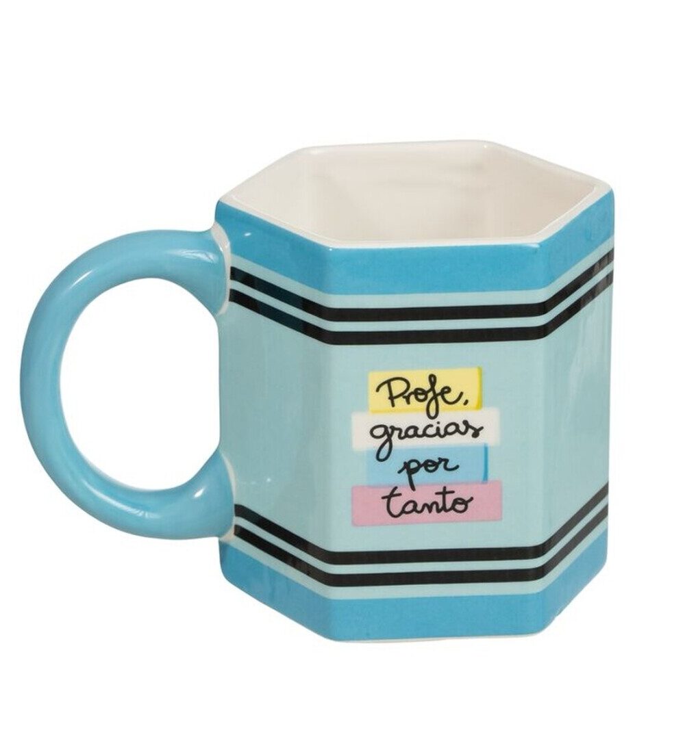 Taza forma lápiz