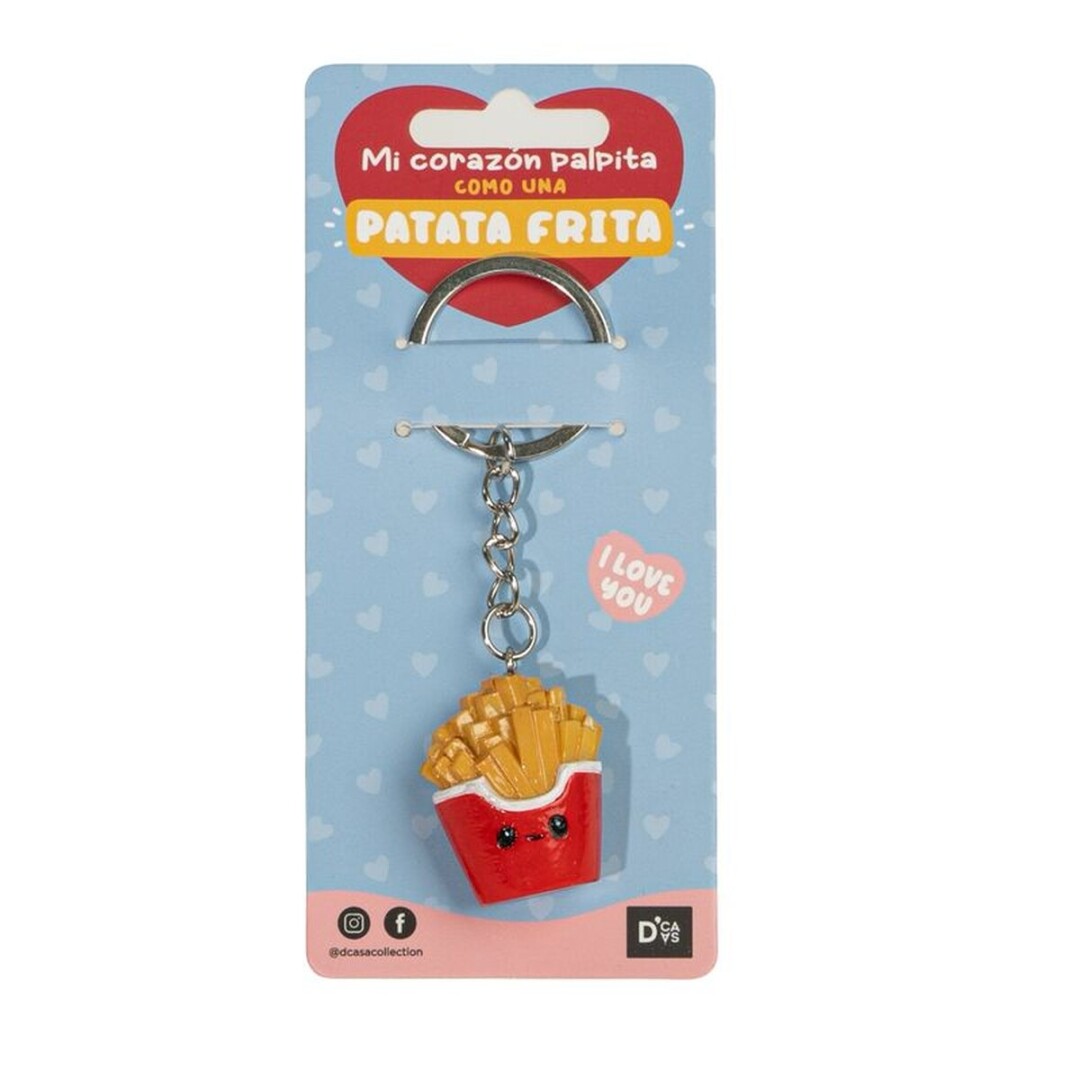 Llavero patatas fritas