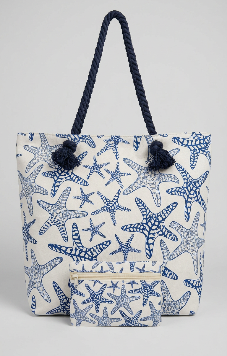 Bolso playa estrellas