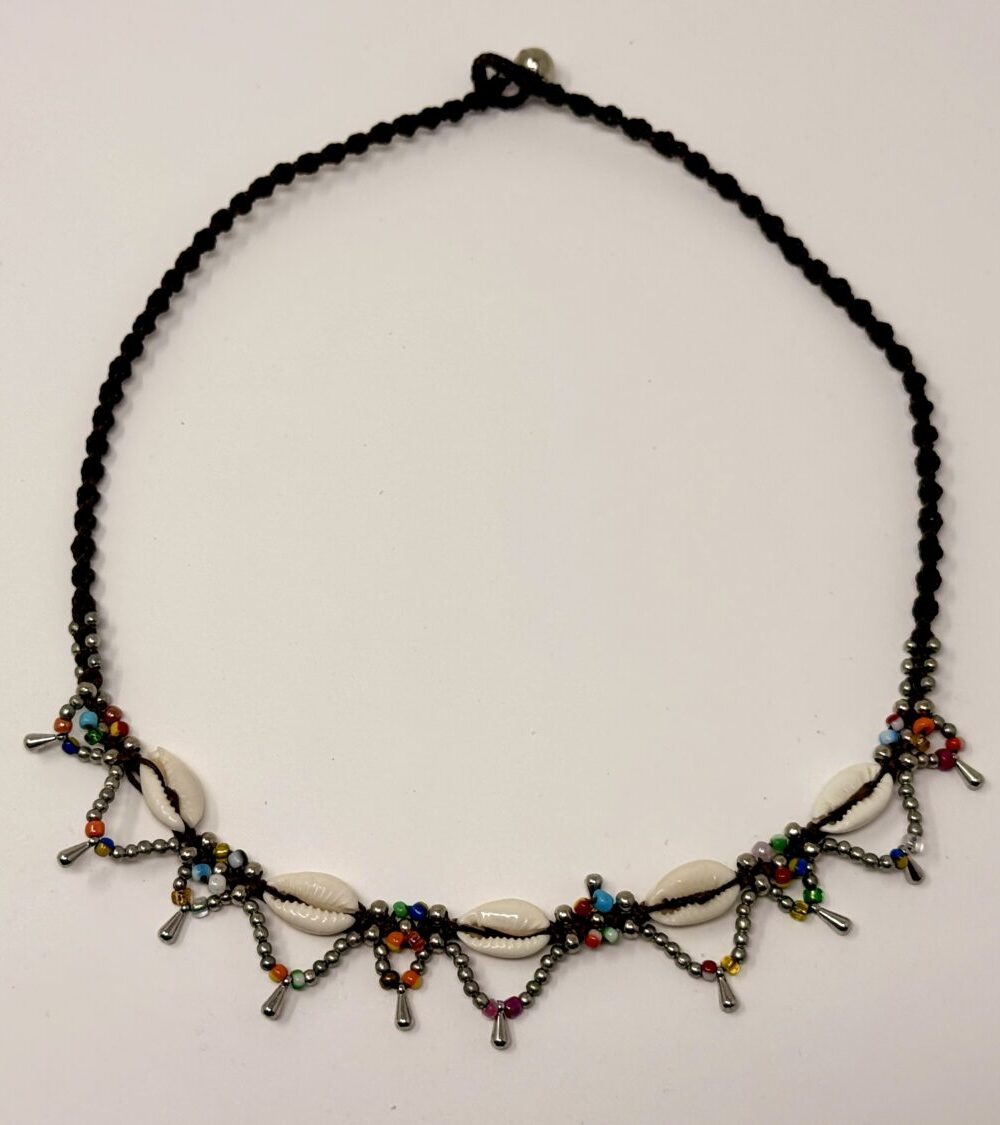 Collar caracolas multicolor